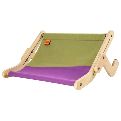 Perchoir de fenêtre en bois pour chat