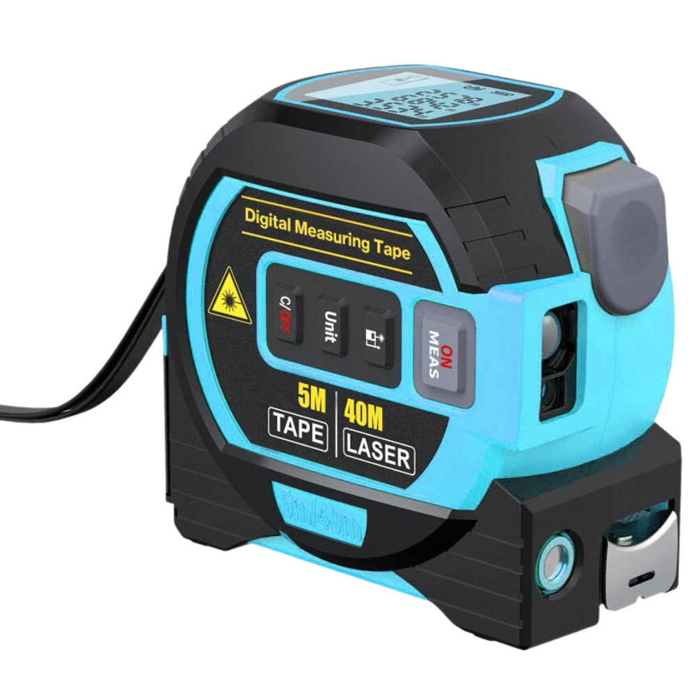 Mètre à ruban laser 3-en-1