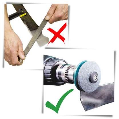 Set d'affûtage de lames rotatif