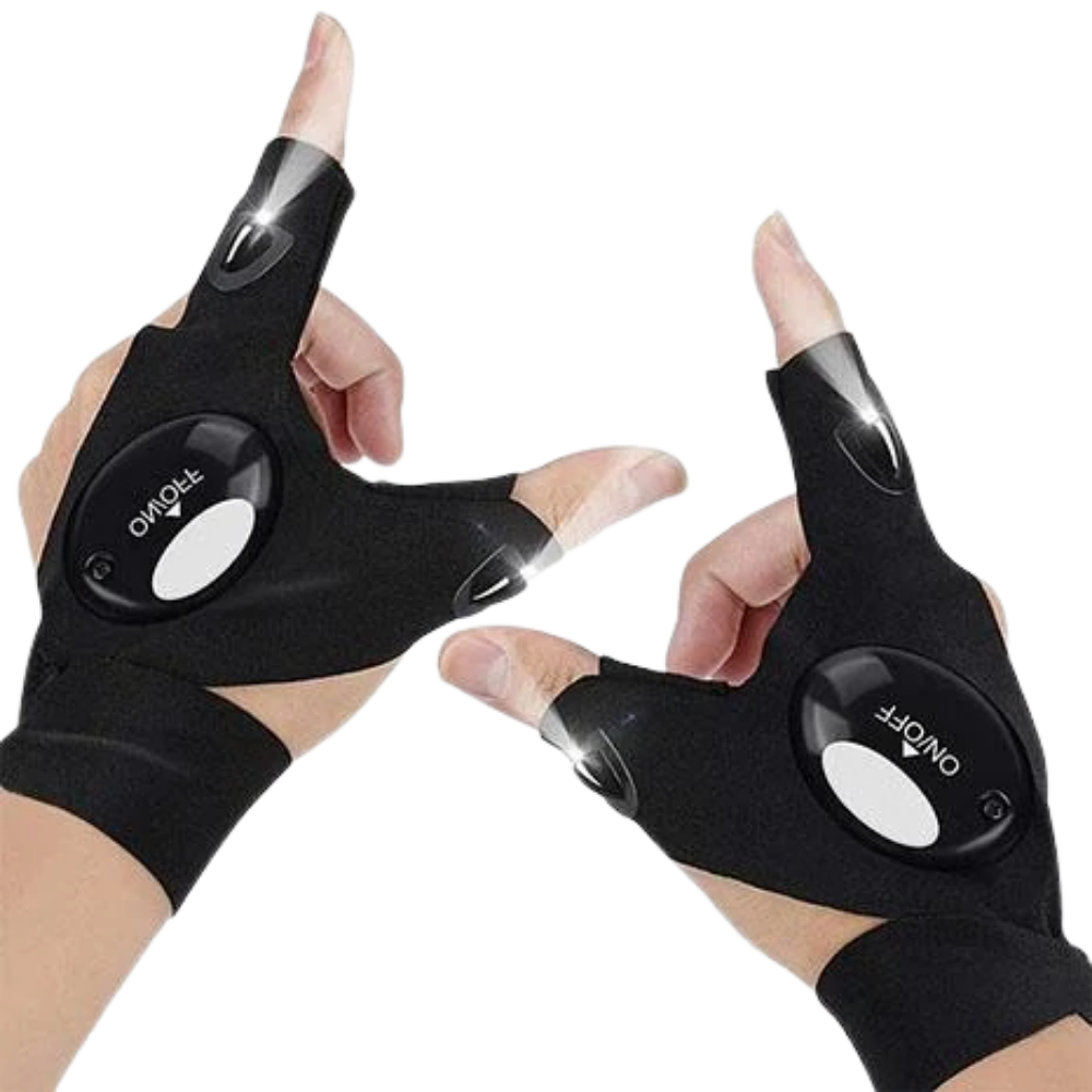 Paire de gants à LED avec lumières étanches