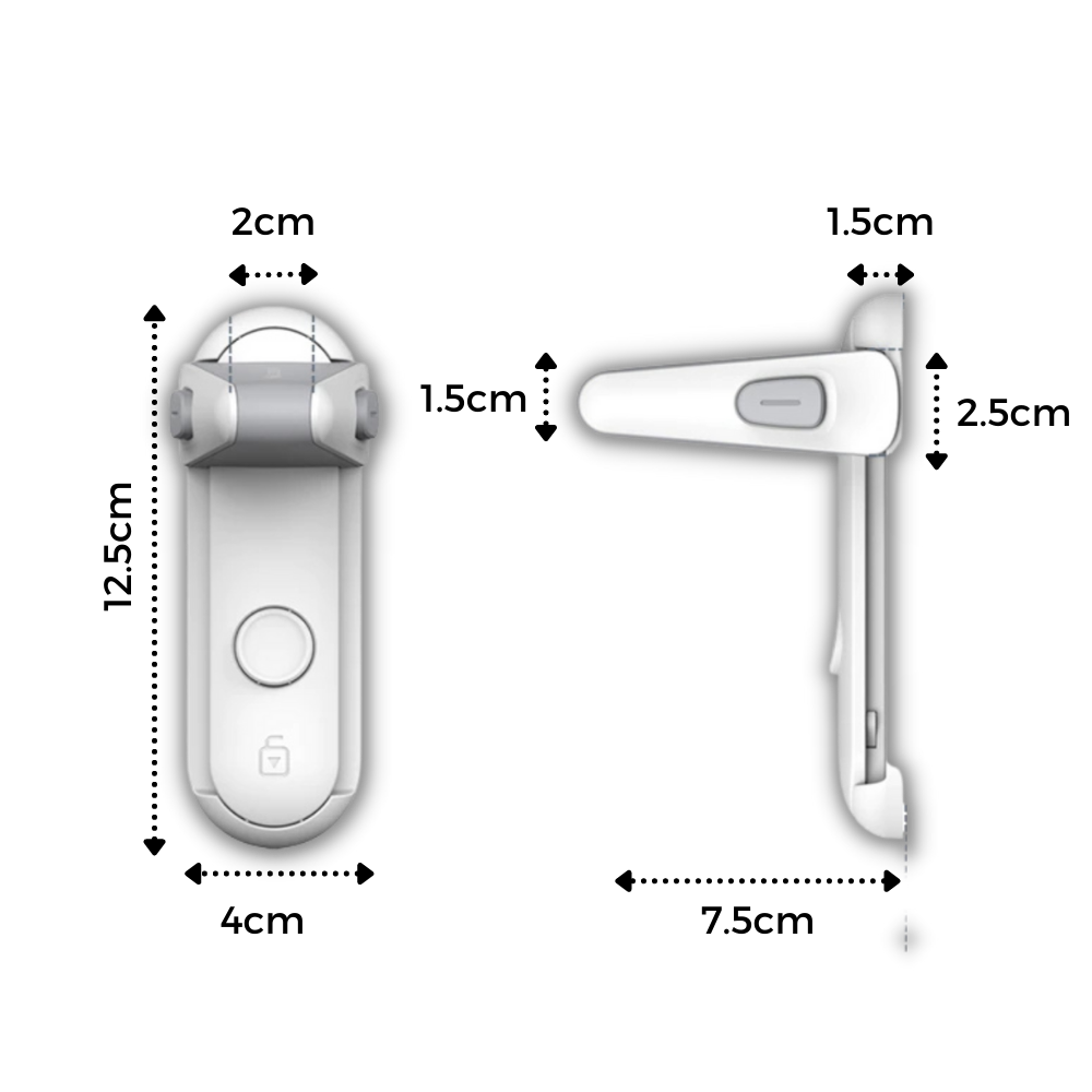 Serrure pour poignée de porte