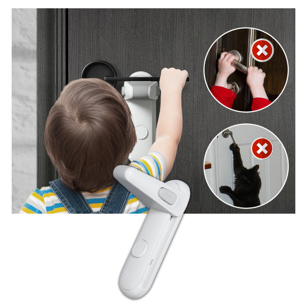 Serrure pour poignée de porte