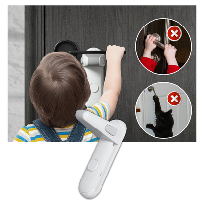 Serrure pour poignée de porte