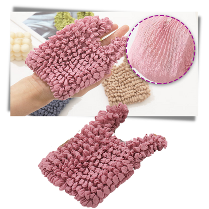 Sac à provisions plissé extensible