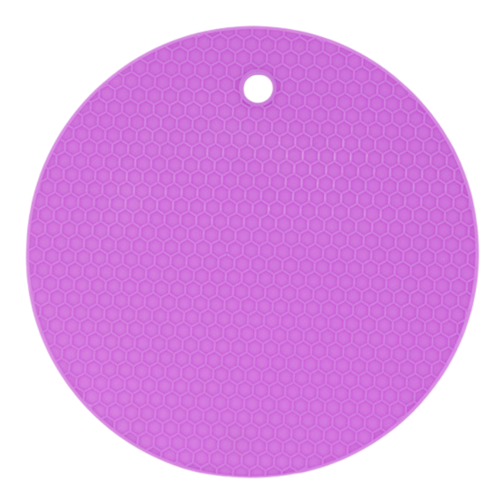 Sous-verre porte-pot en silicone