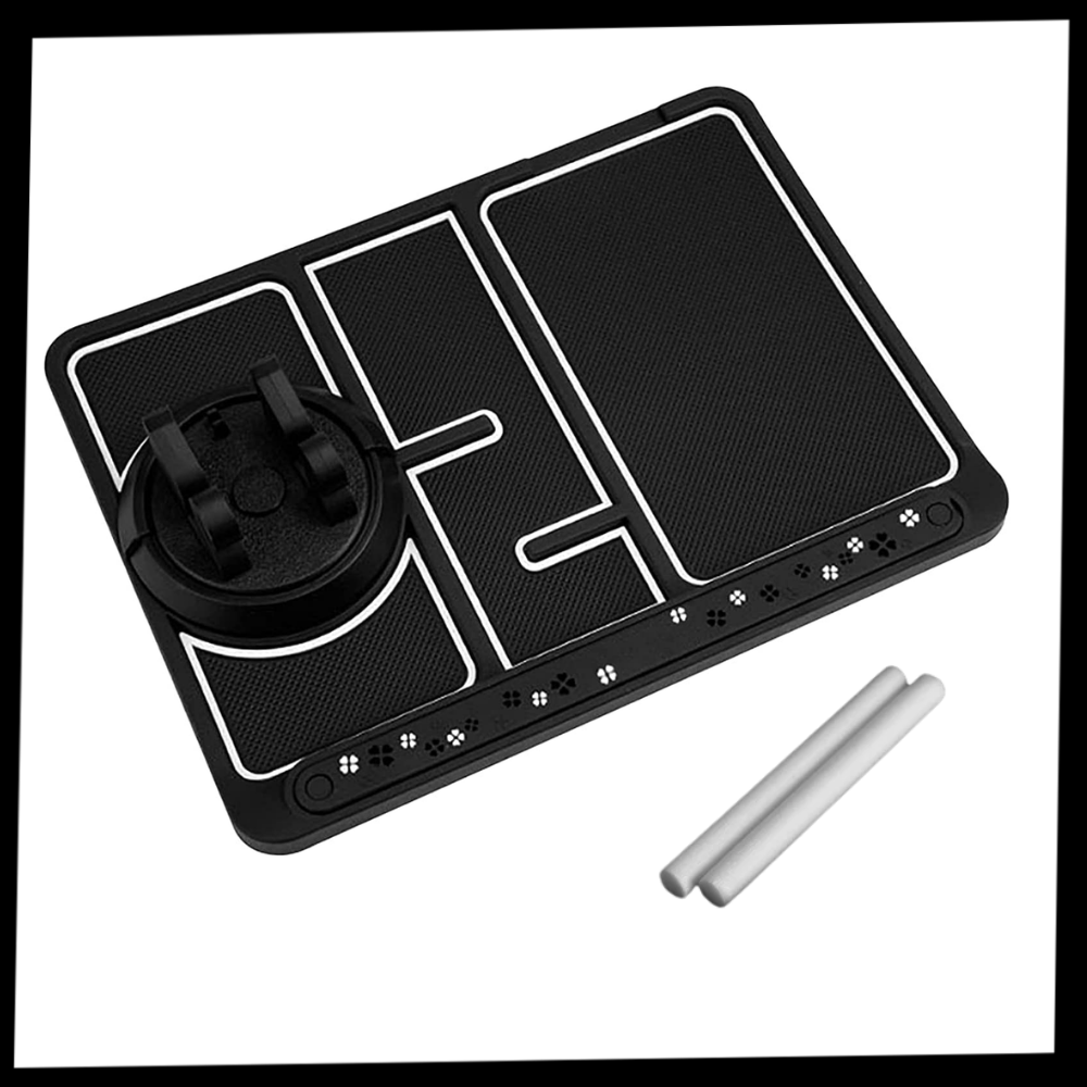 Tapis antidérapant et support de téléphone pour voiture