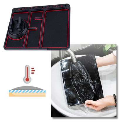 Tapis antidérapant et support de téléphone pour voiture