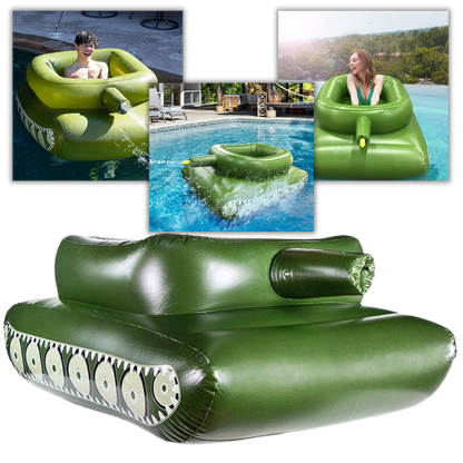 Char d'assaut gonflable pour piscine