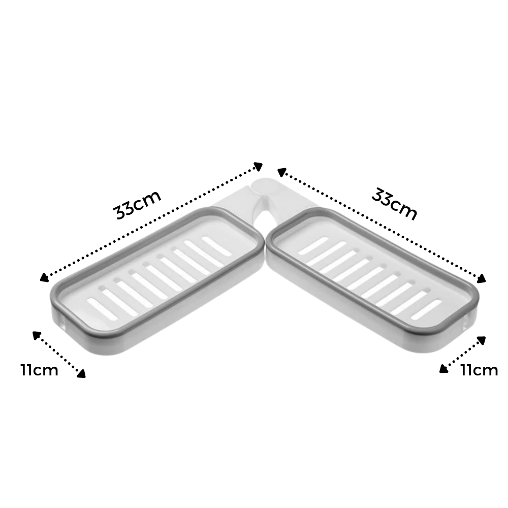 Support de rangement mural pour salle de bains