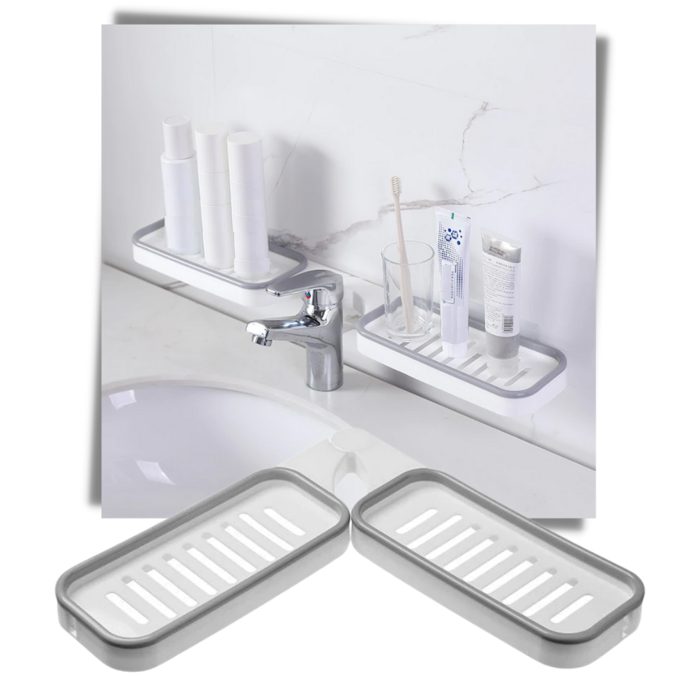 Support de rangement mural pour salle de bains