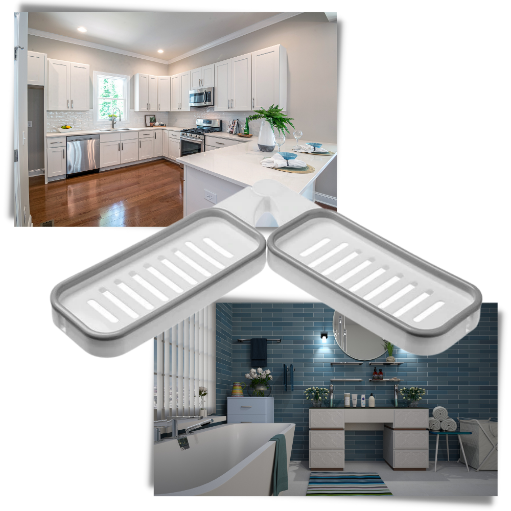 Support de rangement mural pour salle de bains