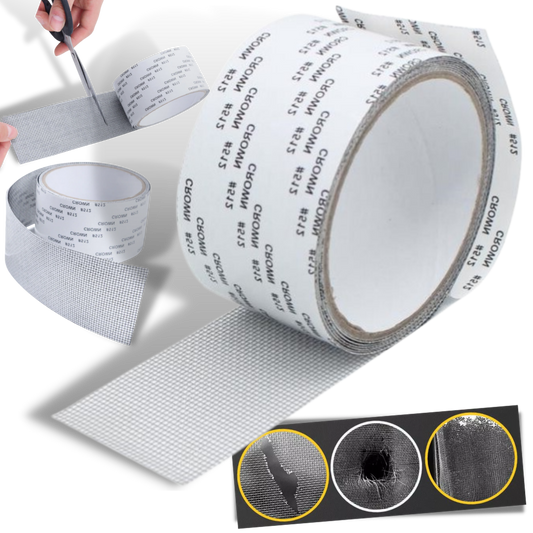Ruban de réparation pour moustiquaires et mailles