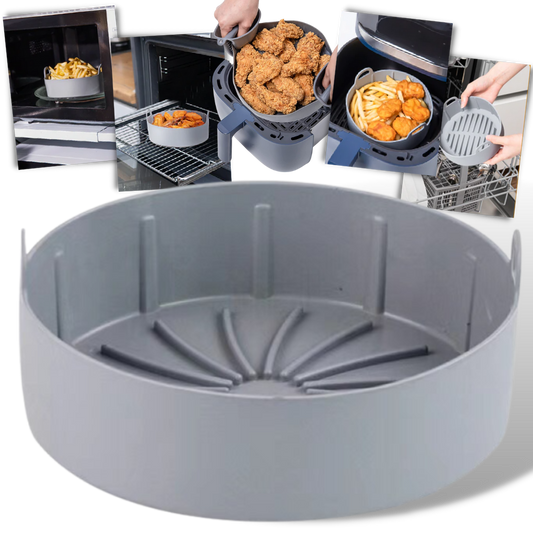 Poêle en silicone réutilisable pour friteuse à air