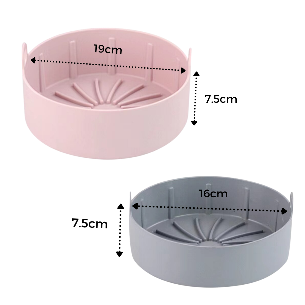 Poêle en silicone réutilisable pour friteuse à air