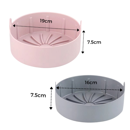 Poêle en silicone réutilisable pour friteuse à air