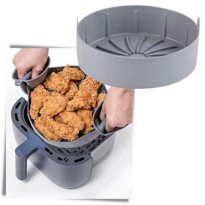 Poêle en silicone réutilisable pour friteuse à air