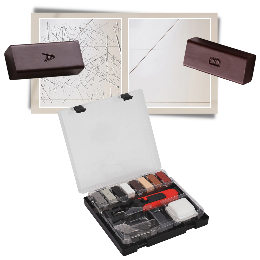 Set d'outils pour la réparation des carreaux en céramique