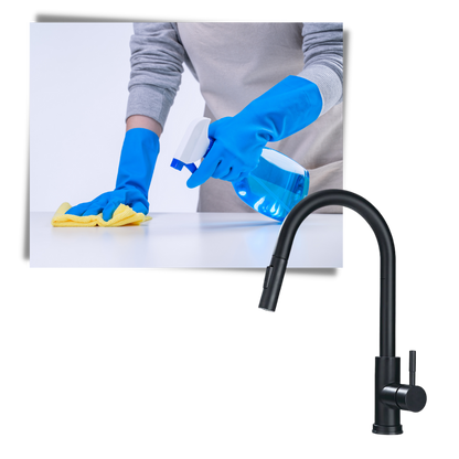 Robinet de cuisine flexible avec capteur