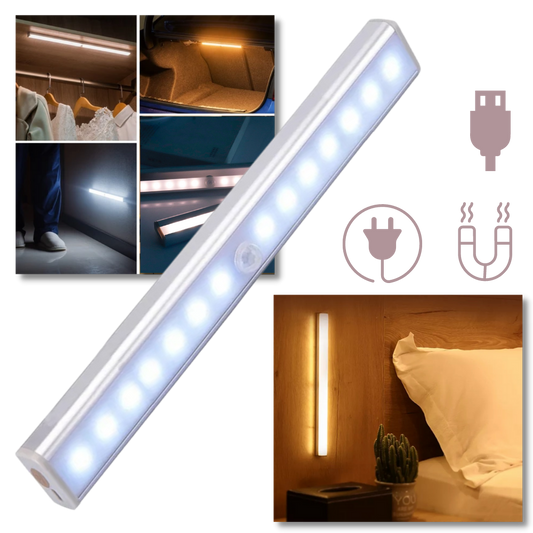 Lumière LED magnétique à détecteur de mouvement