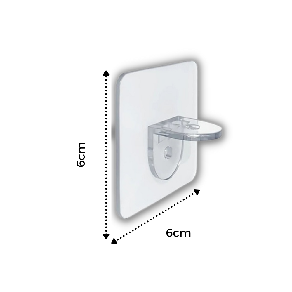 Supports d'étagères adhésifs