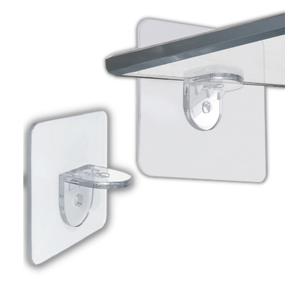 Supports d'étagères adhésifs