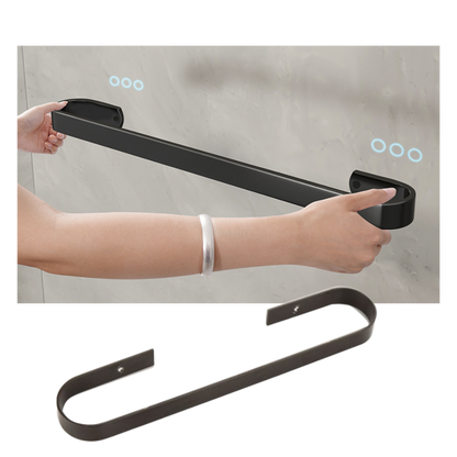 Support mural en aluminium pour pantoufles