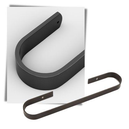 Support mural en aluminium pour pantoufles