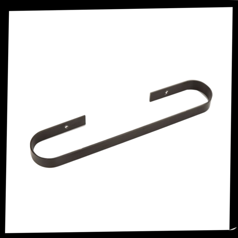 Support mural en aluminium pour pantoufles