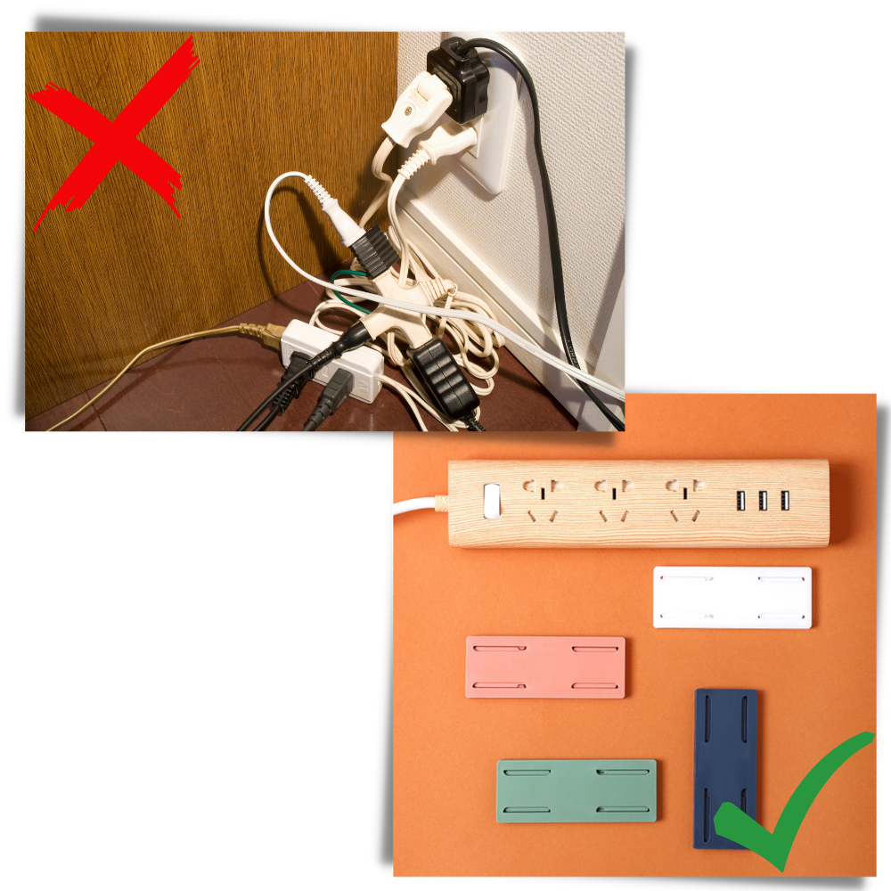 Support pour prise de courant