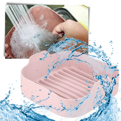 Poêle carré en silicone écologique