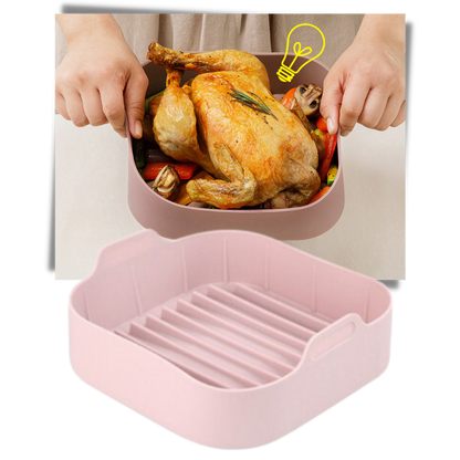 Poêle carré en silicone écologique