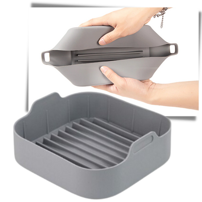 Poêle carré en silicone écologique