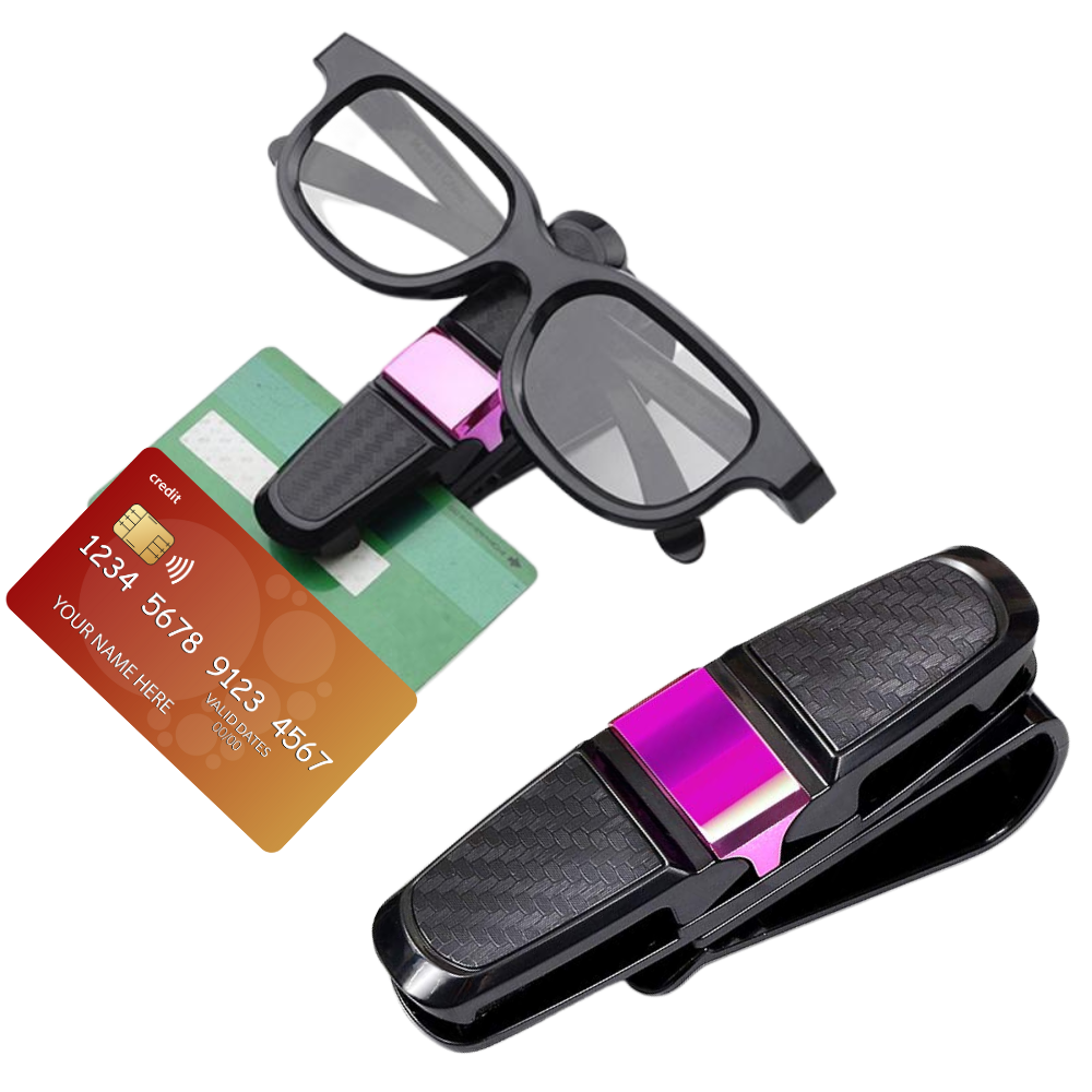 Porte-lunettes de soleil pour pare-soleil de voiture