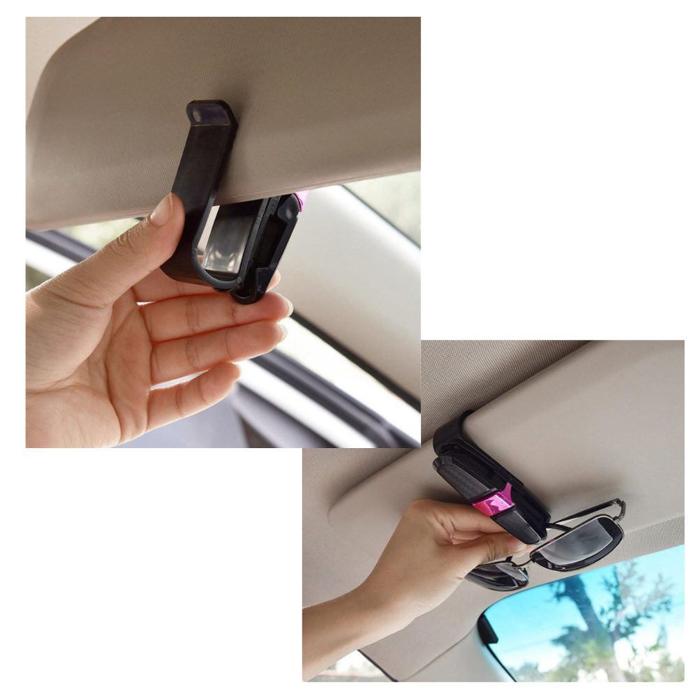 Porte-lunettes de soleil pour pare-soleil de voiture