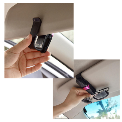 Porte-lunettes de soleil pour pare-soleil de voiture