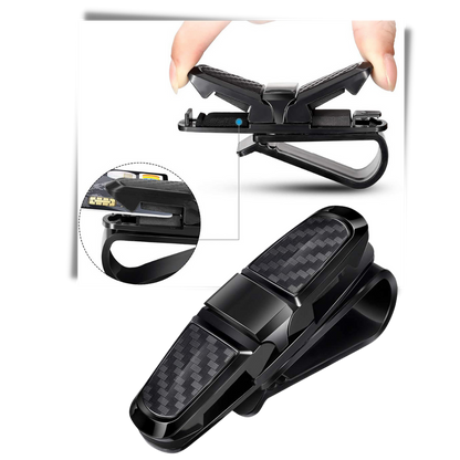 Porte-lunettes de soleil pour pare-soleil de voiture