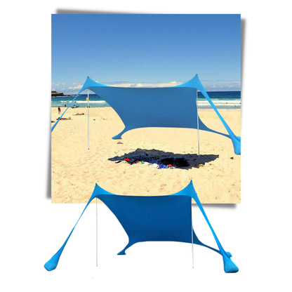 Tente d'ombrage légère pour la plage