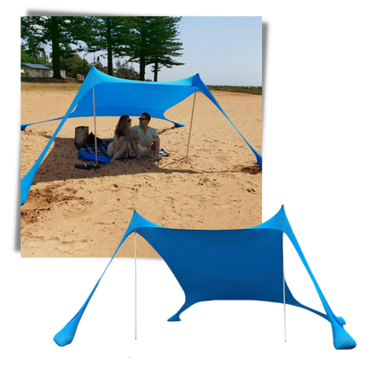 Tente d'ombrage légère pour la plage
