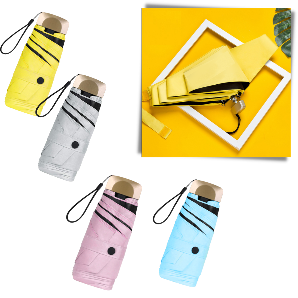 Parapluie de poche avec protection UV