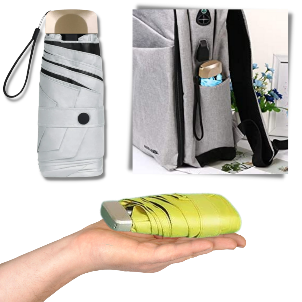 Parapluie de poche avec protection UV