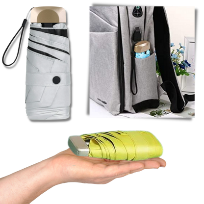 Parapluie de poche avec protection UV