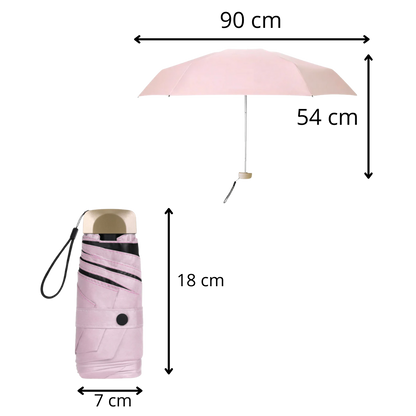 Parapluie de poche avec protection UV