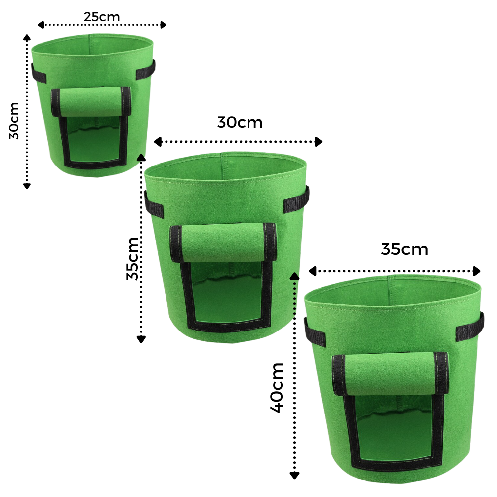 Pochette en tissu pour jardinière de légumes