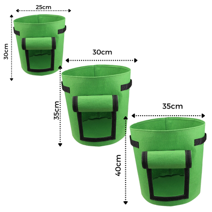 Pochette en tissu pour jardinière de légumes