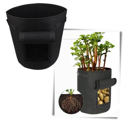 Pochette en tissu pour jardinière de légumes