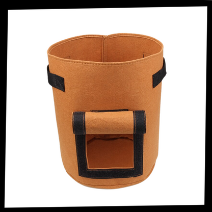 Pochette en tissu pour jardinière de légumes