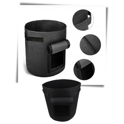 Pochette en tissu pour jardinière de légumes