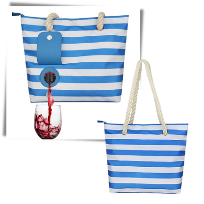 Sac à vin de plage