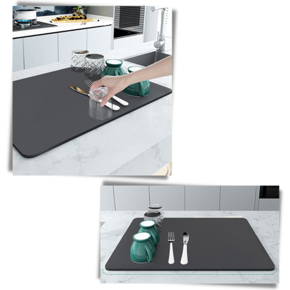 Tapis d'égouttage de cuisine