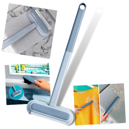 Nettoyeur de vitres manuel et éliminateur de duvets